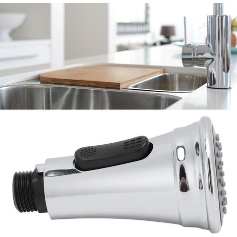 Cabezal rociador de grifo G1/2 pulgada – ABS galvanizado – 2 funciones (lluvia y burbujas) – para cocina y baño (1/5)