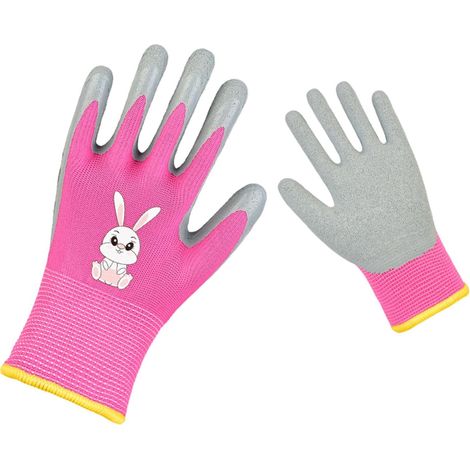 Gants De Jardinage Enfant - Caoutchouc Naturel - Antidérapants - Résistants Aux Piqures Et Aux Épines - Tailles 2XS À M - 1 Paire (1/5)