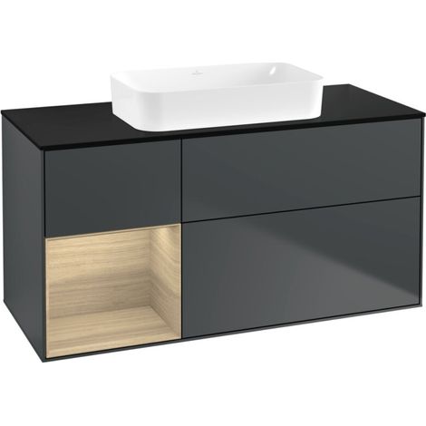 Villeroy & Boch F702PCHG Armoire sous-lavabo Finion F70 (1/2)