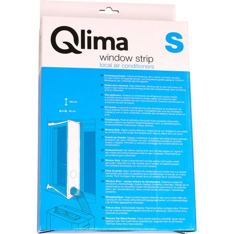 Kit adaptateur pour petite fenêtre Qlima 90x130 cm gris