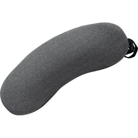 Oreiller de soutien lombaire en mousse à mémoire de forme, souple et résiliente, réduisant la pression. Oreiller ergonomique pour le dos et la taille. Gris foncé, 47 x 21 x 13 cm / 18,5 x 8,3 x 5,1 po (1/5)