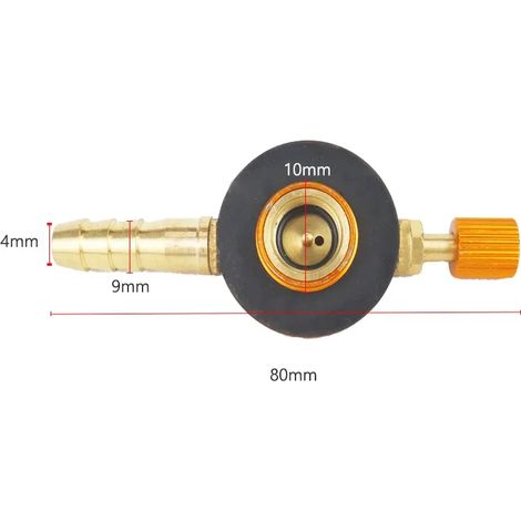 Adaptateur de recharge de gaz pour réchaud de camping, adaptateur de valve pour bouteille de gaz, adaptateur pour brûleur à gaz extérieur, réchaud de camping gonflable, réchaud de pique-nique portable (1/5)