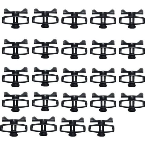 Tendeur de clôture électronique BBTail en plastique, tendeurs de clôture électriques portables pour accessoires agricoles, 24 pièces SSRie