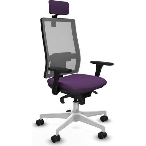 Piqueras y Crespo 3D026N2 Chaise de bureau violette (1/3)