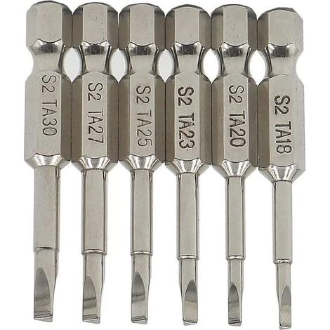 6PCS Cacciavite Triangolo Magnetico Cacciavite Triangolare Lunghezza di 50mm con una Testa Triangolare 1.8 mm, 2mm, 2.3 mm, 2.5 mm, 2.7 mm, 3mm (1/5)