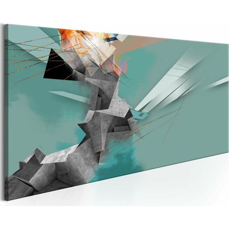 Tableau folie géométrique - 120 x 60 cm (1/4)