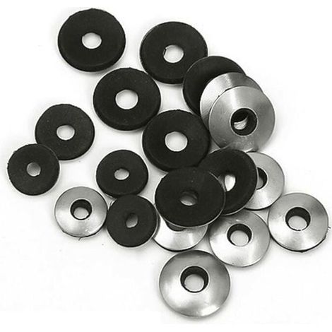 Rondelles d'étanchéité avec joint néoprène - MICH - M5.5 16mm - 50 pièces - Acier inoxydable - Antirouille (1/4)