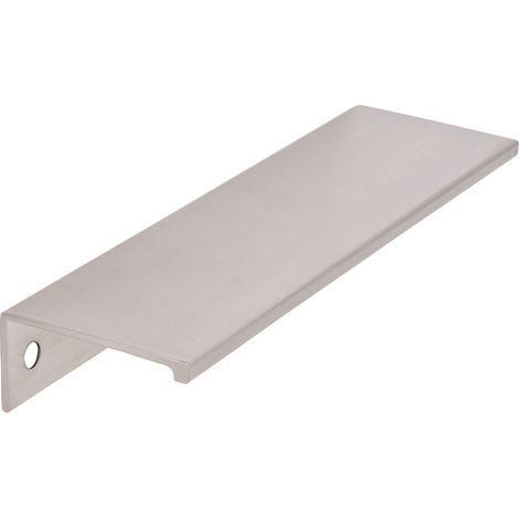 Griffleiste Möbelgriff Crevan LA 48 mm, L 145 mm, Alu vernickelt feingeschliffen