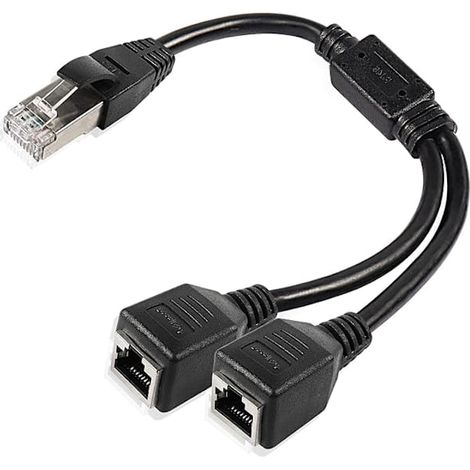 Coupleur RJ45, répartiteur réseau Ethernet RJ45, pour réseau LAN (1/5)