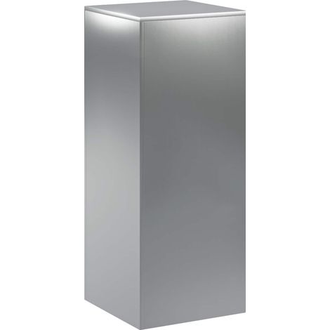 Supporto per piante Argento 40 x 40 x 100 cm Acciaio vidaXL