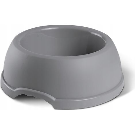 Gamelle pour animaux en plastique gris 3 L