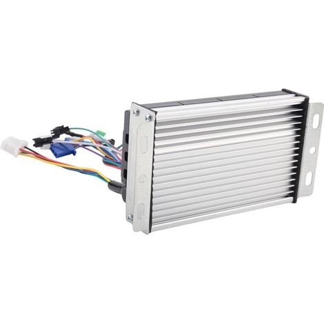 Controlador de velocidad para bicicleta eléctrica de 48V/60V/72V 50A, 1500W, onda sinusoidal dividida, controlador inteligente de velocidad de motor, accesorios para bicicleta