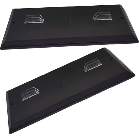 Lot de 2 Supports en Plastique Noir pour Modèles Réduits de Motos, Étagères de Rangement Pratiques pour Outils, pour Établi D'exposition (1/5)