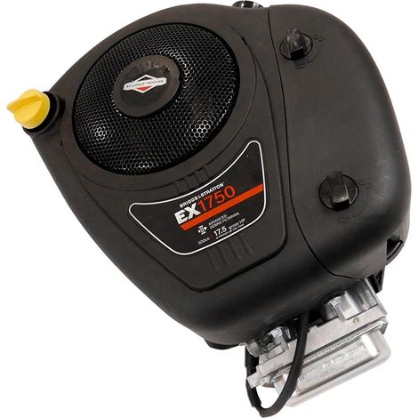 Briggs & Stratton – Moteur thermique 17.5 cv – Monocylindre Intek OHV – Démarrage électrique – Vilebrequin axe vertical 25.4 x 80 mm – Pour tracteurs tondeuses
