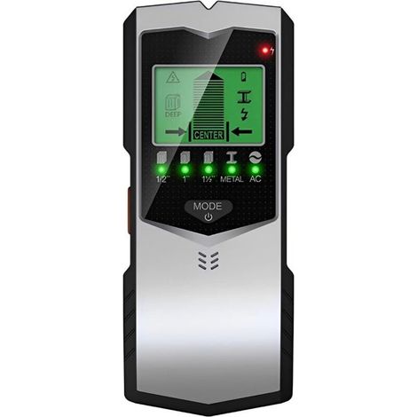 Stud Finder with LED Display Alarm Indication, Wall Scanner Sensor for Metal Stud Detection Joist Tube in Wood Center and Edge Line (1/5)