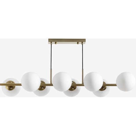 Lampada da soffitto in ferro e sfere di vetro Uvol SKLUM