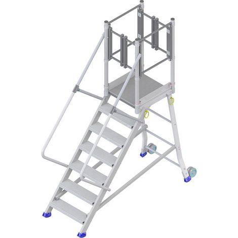 Piattaforma 6 gradini - Altezza du piattaforma 1.20m - 2 sportelli - ES-306-CAMION/2PS