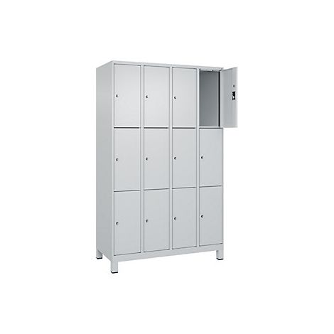 kaiserkraft  Armadietto a 3 piani Evolo PLUS  4 scomparti  (1/3)