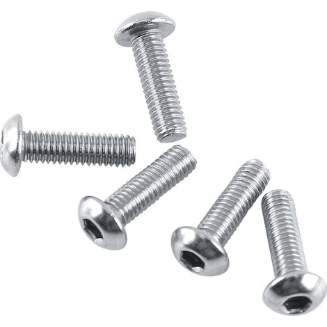 Assortiment de vis, boulons et écrous hexagonaux à tête bombée en acier inoxydable M3 A2 (1/5)