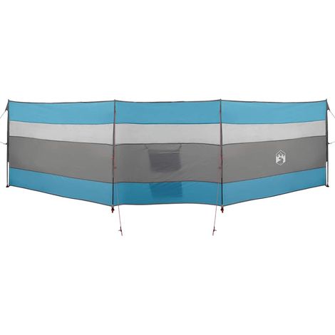 Brise-vent de camping bleu 508x130 cm imperméable