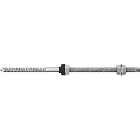 Goujon fileté pour bois STSR M12x350 A2
