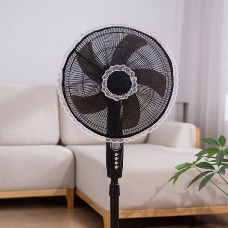Housse De Protection Pour Ventilateur - Universelle 45 Cm - Pour Sécurité Enfant - Noir - 1 Pièce (1/5)