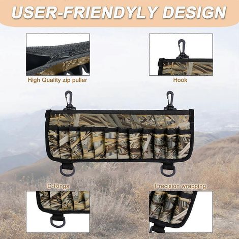 Outdoor-Patronenhalter, Tarnmuster, Neopren-Patronentasche, Clip-On-Patronenträger für die Jagd