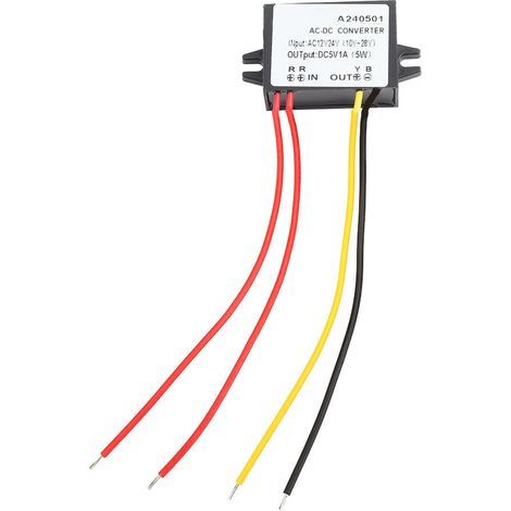 Convertisseur AC 12V/24V vers DC 5V - Module d'Alimentation Abaisseur de Tension (1/5)