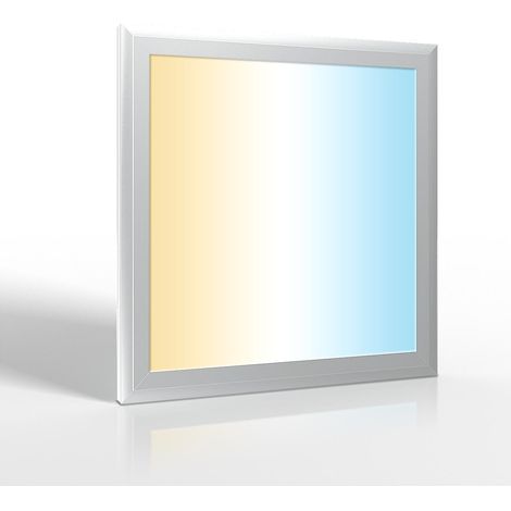 LED Panel 30x30cm 18W Rahmen silber - Lichtfarbe: CCT 3000K-6000K (1/5)