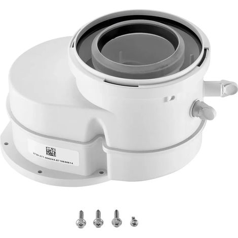 BOSCH Accessori scarico fumi FC-CA80, Raccordo caldaia d:80/125, eccentrico, 7736902382