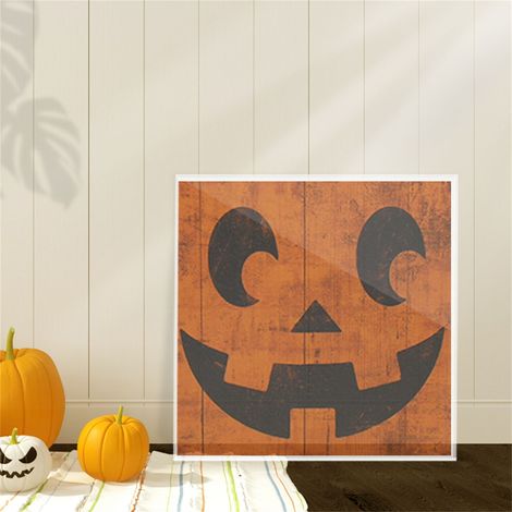 Ornement Acrylique Halloween - Décoration Murale Imperméable 10x10cm - Accessoire Maison Résistant Uv - Lot De 1 (1/5)