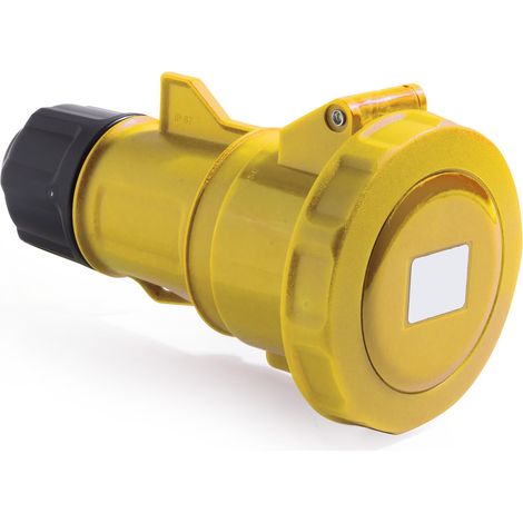 Connecteur industriel RS PRO, 2P+E, 32A, 100 130 V, Montage sur câble ( Prix pour 1 )