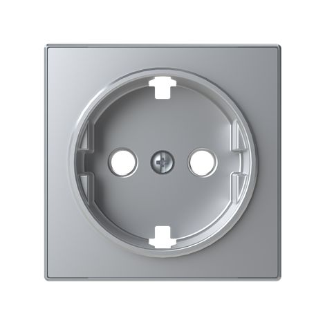 Tapa enchufe schuko Serie Sky de Niessen Plata