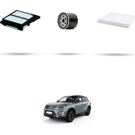 Kit tagliando 3 filtri compatibile con Suzuki Vitara II 1.0 82kw Dal 2018 (1/4)
