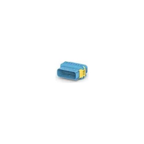 Connettore Heavy Duty Sealed 1.6X2.8 porta maschio 15vie blu senza guarnizione