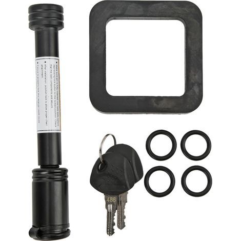 HEEPDD Pin de Verrouillage D'attelage de Remorque Haute sécurité 5/8 Pouces de Verrouillage Pin D'attelage avec Anneaux pour Reese, Curt, Robuste, Porteurs de Balle Maxxhaul pour les Bateaux, Voitures (1/5)