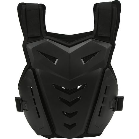 Motorrad-Schutzweste, hochgradig schützend, stoßdämpfend und atmungsaktiv, schwarzer Unisex-Brustschutz, geeignet für Offroad-Motorräder. (1/5)