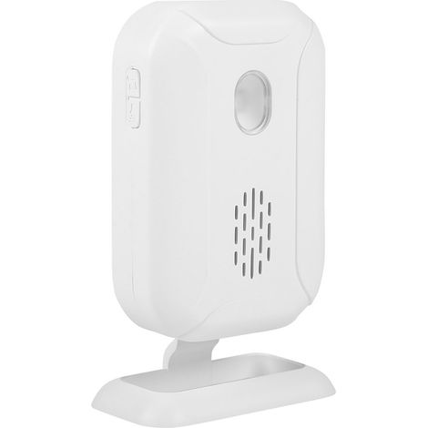 Sonnette sans fil avec 36 sonneries, détecteur de mouvement infrarouge, interphone et alarme d'entrée (1/5)