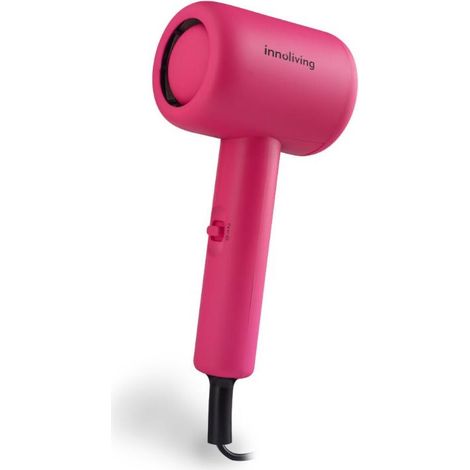 Asciugacapelli da Viaggio Mini 2 Velocità 1000 Watt Rosa Innoliving (1/2)