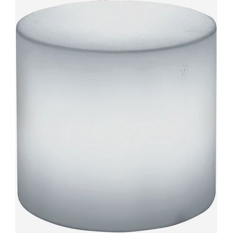 Pouf luminoso LED da esterno IP65 in polietilene RGBW Blok (1/4)