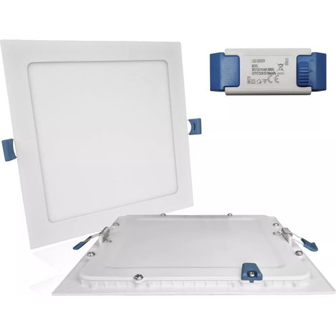 Faretto LED Ultra-Slim 3in1 CCT Incasso 3-24 W rotondo/quadrato 18  watt-regolabile QUADRATO