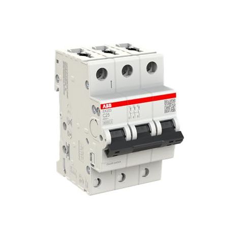 ABB 2CDS253003R0254 SX203-C25 FLEXLINE DISJONCTEUR AUTOMATIQUE 6 KA 25 A 3P