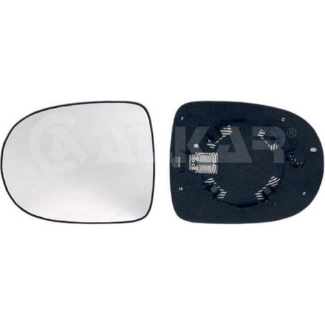Verre de rétroviseur, rétroviseur extérieur ALKAR 6432176 RENAULT 7701069553