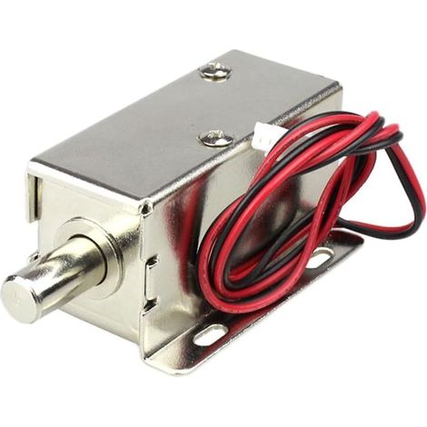 Serrure Électromagnétique,Serrure de Tiroir D'armoire DC 12 V,pour Équipement Partagé D'automatisation de Tiroirs (1/5)