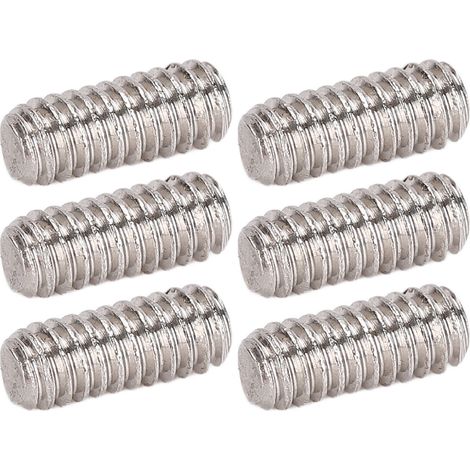 50-teiliges Sortiment an Gewindestiften A2-70 Edelstahl-Madenschrauben M2x5 (1/5)