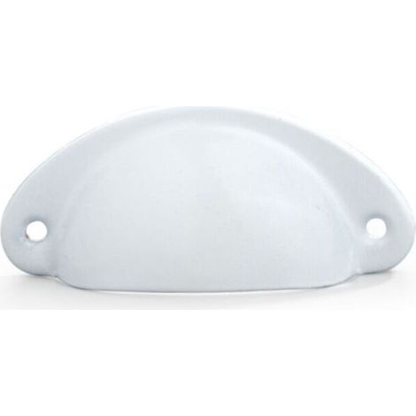 Painted white - Kitchen cabinet handle, 20 pieces, cabinet handle, furniture knob, cabinet knob, curved iron kitchen cabinet handle for decorating dressing tables, drawers, furniture (1/4)