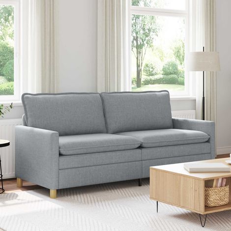 Sofá Gris Claro 196 x 81 x 87,5 cm Tela