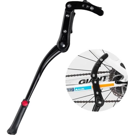 Soporte para bicicleta, altura regulable, aleación de aluminio resistente, JC1005BK (1/2)
