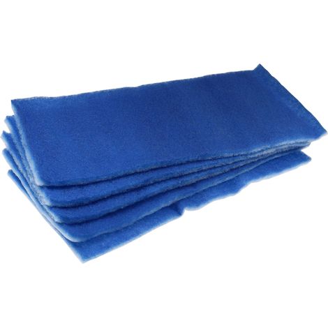 vhbw 5x Filtro de aire G4 reemplaza Wolf 1668494 para ventilador, unidad de ventilación - Azul Blanco