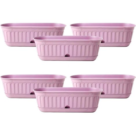 Etika Big - Set 6 Pflanzer, Farbe lavendel